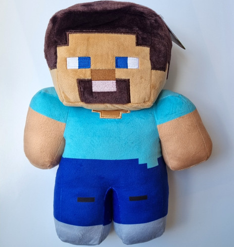 Minecraft steve plush soft - minecraft,