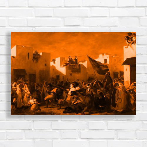 Moroccan street scene - moroccan,