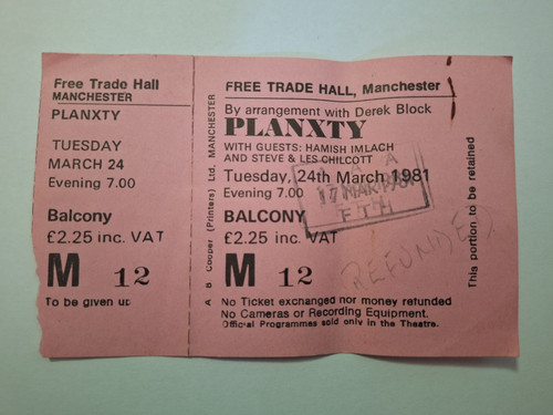 Planxty manchester free trade - free,