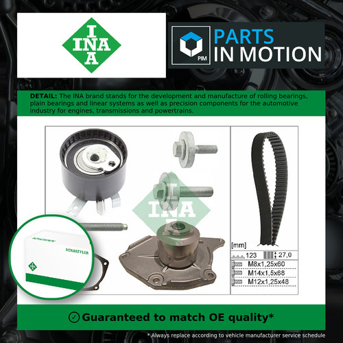 Timing belt water pump kit - water,