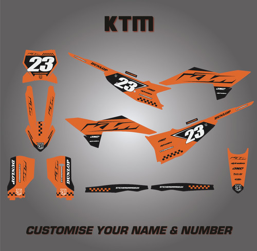 Custom ktm graphics - mx,