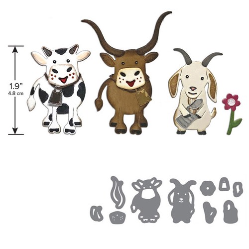 Cow and goat - cow,