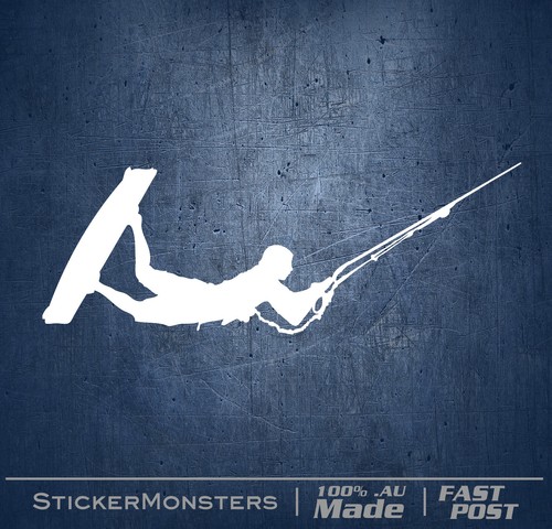 Kitesurfing decal sticker - kitesurfing,