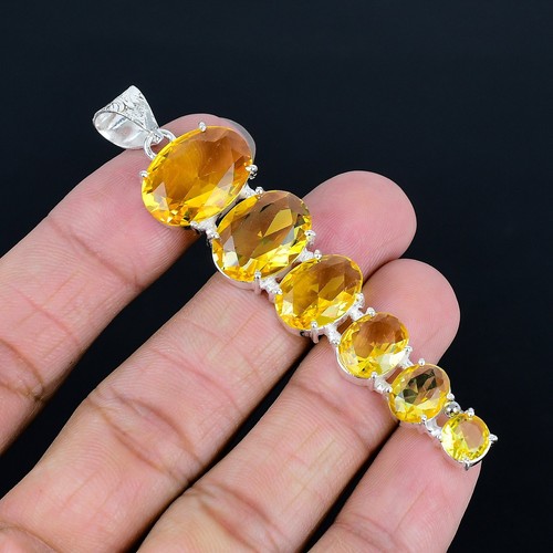 Citrine gemstone handmade - citrine,