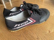 Feiyue Canvas Trainers Kung Fu Black 42 New
