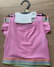 Set of Sugar Pink Girls Crop