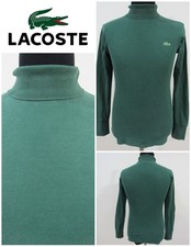 Lacoste Vtg Men’s 100 % Cotton Roll Neck Green Chest 32/34 Size XS SKU Y08929
