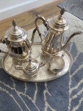 Silver Plated Tea/Coffee Set with Tray