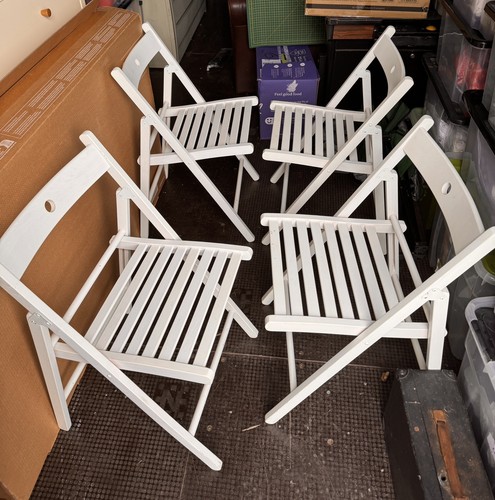 Ikea terje folding chairs x4 - folding,