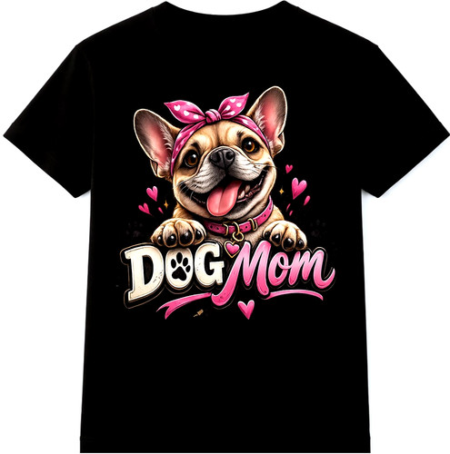 Dog mom french bulldog cute - mom,