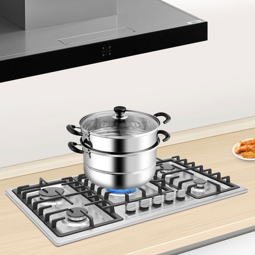 Burner gas stove stainless - 5-burner,