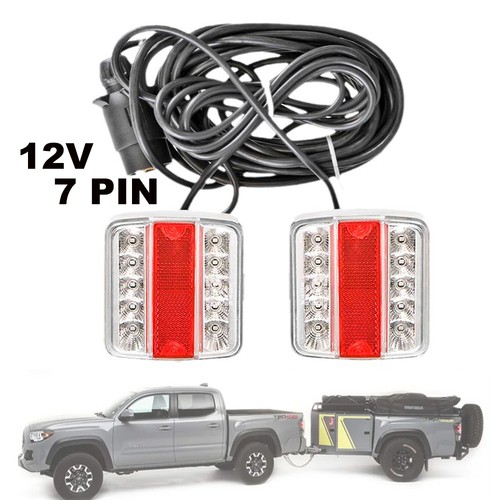 2pcs 12v led trailer towing - 12v,