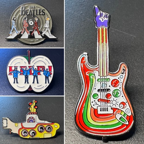 The beatles enamel pin - the,