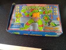 Vintage TMNT Teenage Mutant Hero Turtles Costume Set Complete In Box