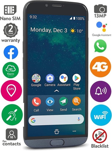 Doro 8050 black android - doro,