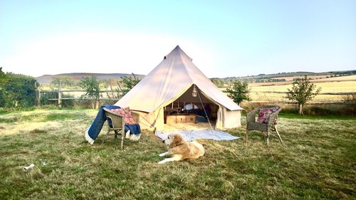 Bell tent cornwall - cornwall, glamping