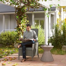 Rattan Garden Recliner Chair