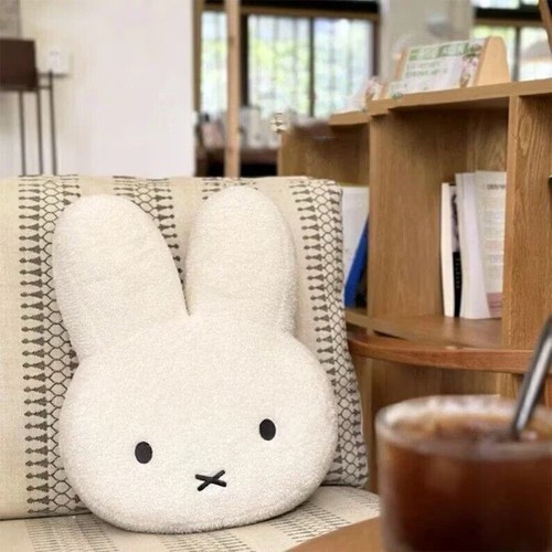 Miffy plush pillow - pillow,, beige