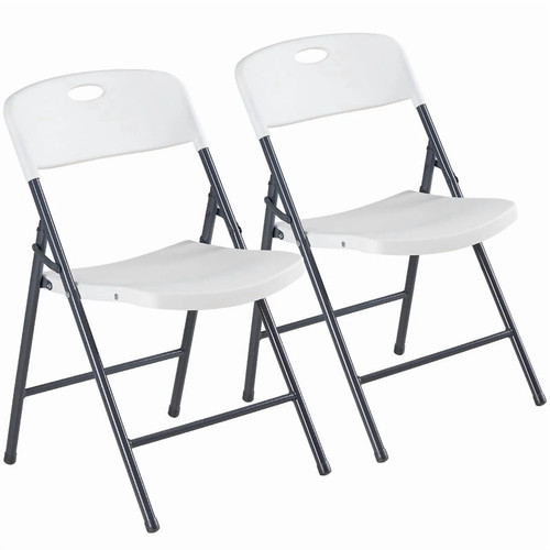 Pack plastic folding chairs - 2,