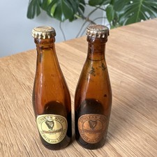 Guinness Stout Miniature Bottles Vintage 8.5cm.