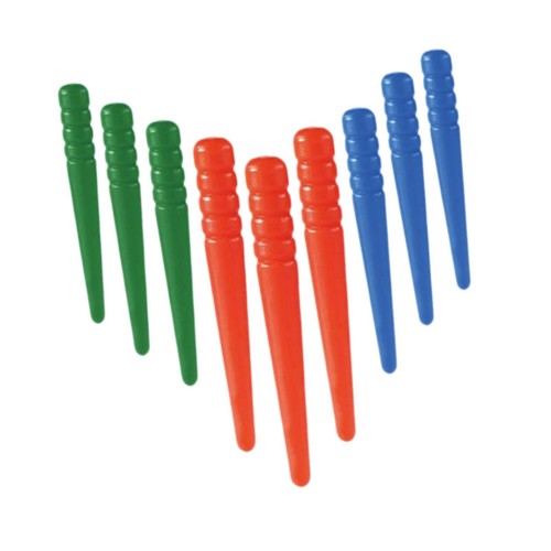 Complete set cribbage pegs - complete, red