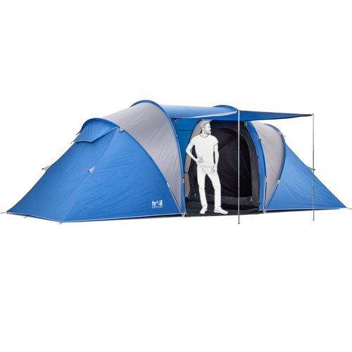 Man tunnel tent family - man,