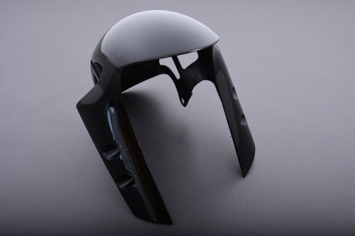 Black front fender - front, /