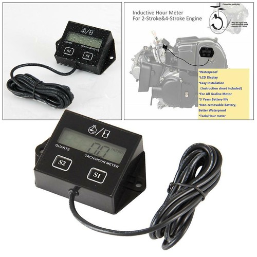 Tach hour meter digital - hour, 2/4