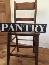 pantry sign vintage antique style wooden kitchen bespoke plaque farmhouse Home