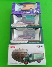 4 x Corgi lorries & Vans - Cadburys Crunchie,Eddie Stobart,Batchelors peas