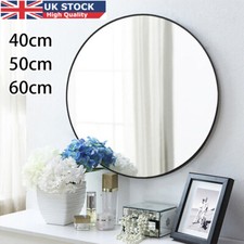 Large Round Wall Mirror Bathroom Bedroom Makeup Dressing Circle Mirror UK