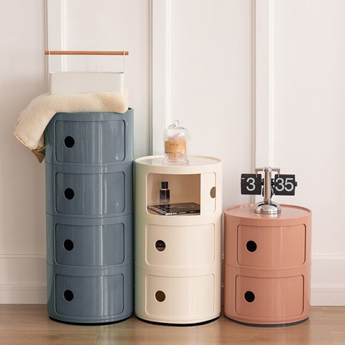 Round storage cabinet drawer - round,