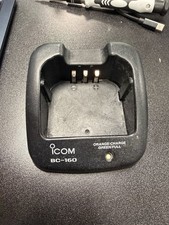 ICOM BC-160 DESKTOP CHARGER FOR BP-232 BATTERY *PREOWNED* NO POWER SUPPLY