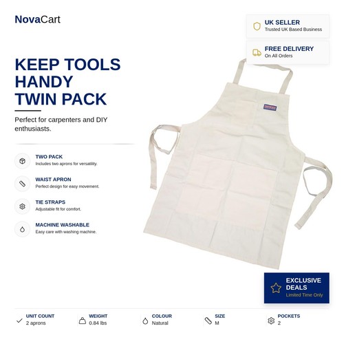 Tool apron natural - apron,