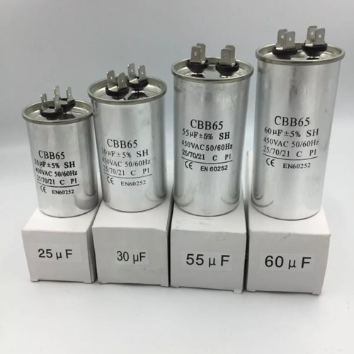 Capacitor metal body cbb65 - capacitor,