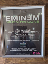 Eminem When I'm Gone Framed Original NME Page HMV Curtain Call Ideal Gift