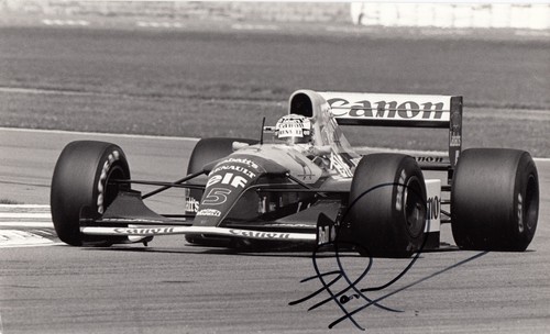 Signed nigel mansell - nigel,