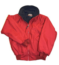 Original MUSTO Snugs Fleece Lined Red Jacket Size XS Unisex Nautical Attire