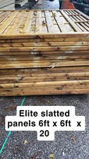 KDM elite 6ft x 6ft slatted panels