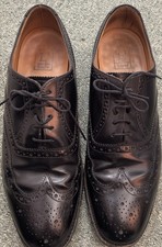  Loake  Mens Black Leather
