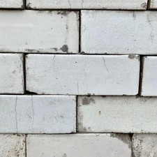 Reclaimed White Glazed Brick