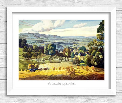 Art print the cotswolds - art, by
