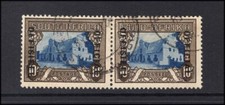 M26771 South Africa 1935 10/- Blue/Brown Official Good Used Pair Sg 027 Cat £275