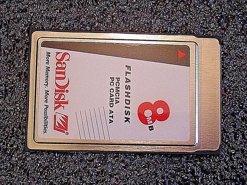 Sandisk pcmcia 8mb - pcmcia, flash