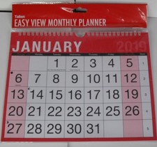 2019 Calendar easy / one Month