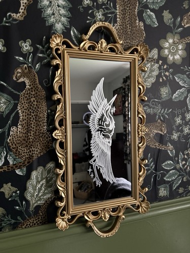 Traditional crane tattoo - crane, hand