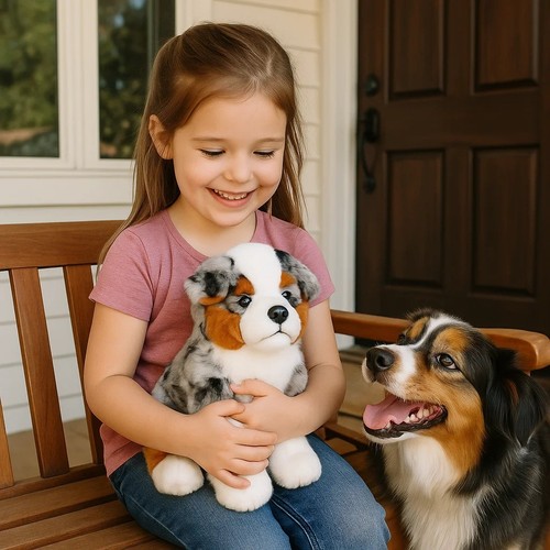 Australian shepherd plush toy - australian,