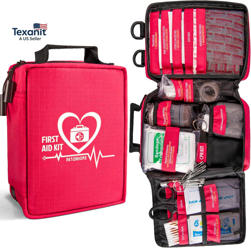 First aid kit with - first,