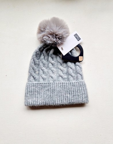 Grey cable knit - f&f, bobble