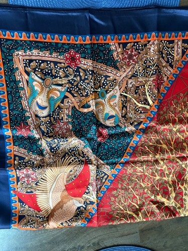 Meisee silk scarf colorful - scarf, new